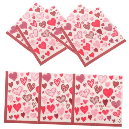Beavorty 40 Stück Rosenpapierservietten Elegante Party-servietten Hochzeitsbankett-dinner-servietten Weiches Material Wiederverwendbar-servietten Für Hochzeitsempfänge Und Partys