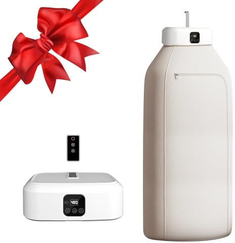 Elektrisk torkare, snabbtorkande miniklädtork med timerfunktion och smart digital panel 60 ℃ konstant temperatur max 10 kg kläder värmepump torktumlare för hemresor