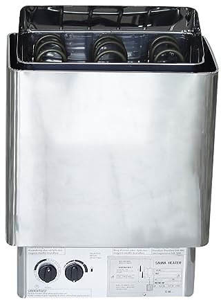 Generador de Vapor, Calentador de Sauna de 9KW, 8kw, 6kw, 4,5kw, 3kw, nerador de for Sauna de 380V, equipo seco for sala de horno de calefacción for uso doméstico,para sauna/ducha/baño(6kw)