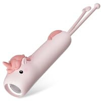 ZKLiLi Einhorn aufladbare Taschenlampe, dimmbare High Lumen LED-Leuchte, Kindertaschenlampe, für Notfälle Camping Wandern, Geschenke für Kinder Kindertaschenlampe