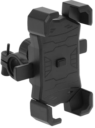 BULLSPANN Bicicletta Portacellulare Cellulare Montaggio Telefono per Moto Bici Scooter Rotante Smartphone Supporto per 4.5-7 Smartphone Nero