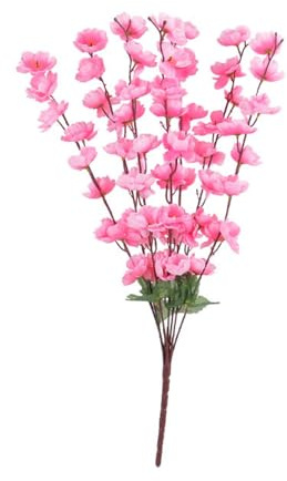 7 Fork Artificial Flower Decoration Garden Artificial Fake Flowers