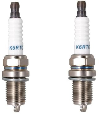2pcs K7RTC Spark Plug Solid Terminal Repalce for 6364/BKR6ES 2330/BCPR6ES, for 340/RC7YC RC7YCC C7YC, for FR5DC, for 3010/Q22PR-U, for 98079-5785C, OEM