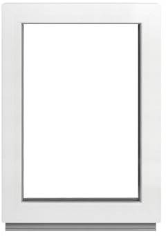 Framex Kellerfenster Festverglasung Weiß 2-fach 95 x 120 cm, Kunststofffenster PVC mit 32 mm Verglasung (4/24/4), festes Fenster für Garage und Gartenhaus, BxH 950 x 1200 mm