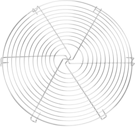 LIFKICH Rejilla de Enfriamiento Circular de 30 CM en Acero Inoxidable para Hornear Pasteles y Pan, Soporte Resistente para Repostería y Uso Doméstico en Cocina