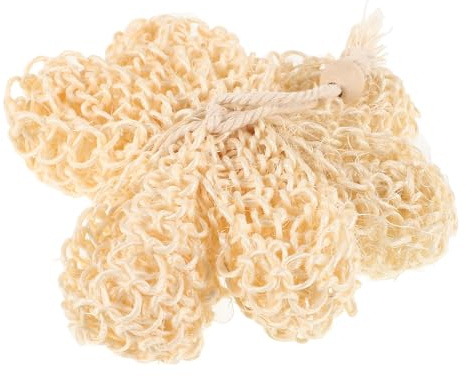 INOOMP Bola de Ducha Exfoliante de Sisal Natural para Adultos, Esponja Corporal Función Masaje y Espuma, Adecuado para Lavar y Exfoliar la Piel Ducha