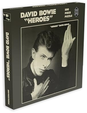 Rock Saws David Bowie Heroes 500 Piece Jigsaw Puzzle – 1977 Album Cover Art Officially Licensed Music Collectible 16×16
