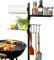 FLAMEFAME GRILLZUBEHÖR & MORE Grillbutler – l'innovativo pratico organizer per barbecue I accessori perfetti per ogni tipo di barbecue come barbecue a gas, barbecue a carbone e griglia elettrica