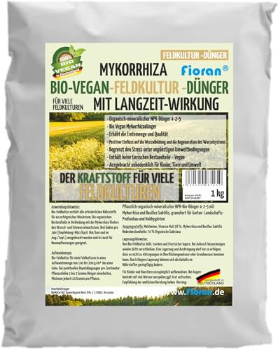 Fioran® Bio Feldkulturdünger 1 Kg mit Mykorrhiza und Bacillus Subtilis (NPK 4-2-5)