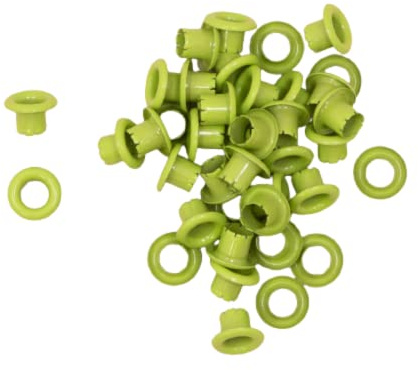 Craftelier Œillets, Métal, Vert Pomme, Pequeños