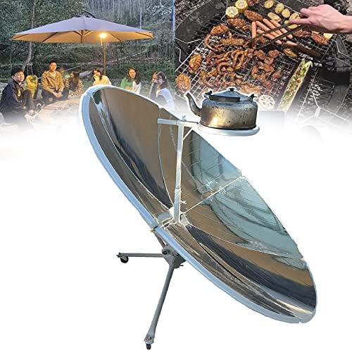 Hoiaost 宏魔 2000 W Camping-solarkocher, Parabolischer Solarkocher, Outdoor-solarkocher, Feuerkraft Kann Nach Belieben Angepasst Werden, Für Outdoor-Camping-grillkochen