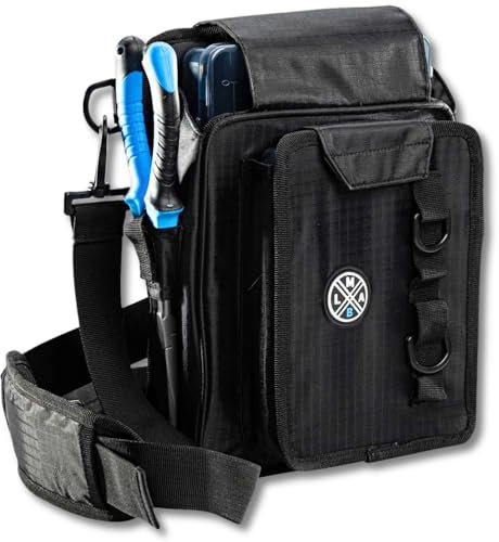 Angeltasche LMAB MOVE Shoulder Bag PRO, Anglertasche, Angelkoffer, Angelrucksack, Angeltasche für Zubehör, Ködertasche Spinnfischen, Spinnfischen Tasche, Angelzubehör Tasche, Schultertasche Angeln