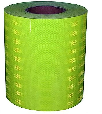 Rouleau de ruban réfléchissant extérieur, barrière de sécurité autocollante, avertissement, étanche, haute intensité, for véhicules, vélos, vêtements, casques, boîtes aux lettres, visibilité(Fluoresce