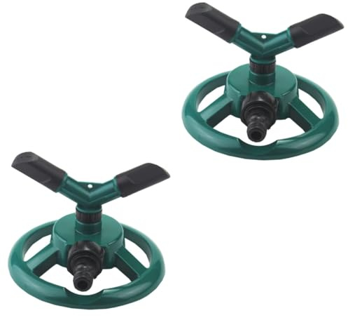 TOYANDONA 2 Boquillas Giratorias Automáticas para Exteriores Rociador De Césped Aspersor Automático para Jardín Sistema De Riego Kit De Aspersores Pequeños De Plástico para Jardín
