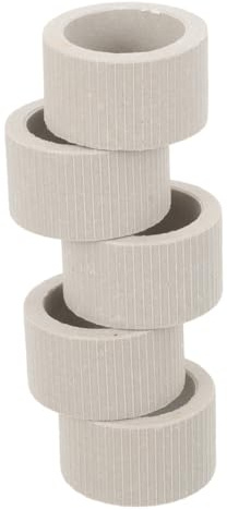 Luxshiny 5 Piezas Anillas Cerámicas para Plantas Acuario Fijación Resistente Luz Solar Reutilizables para Peceras y Tortugas