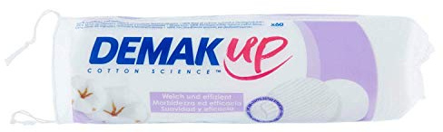 Demak'Up Original 60 - Tampons démaquillants en Coton - Rond - 1 Paquet de 60 disques