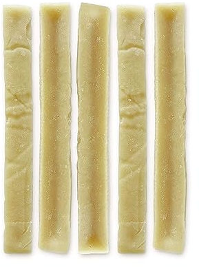 Pets Purest Himalayan Yak Chews with Milk for Dog, Puppy & Senior - 100% Natural Cheese Bone Food Treats - Long Lasting Protein & Calcium Dogs Dental Stick Snack for Plaque Off, Tartar & Teeth (5 Pcs)