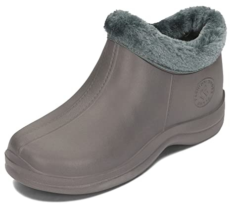 PLAME Botas Aislantes de Agua para Mujer Espuma EVA 36-41 EU (Grafito, numeric_39)