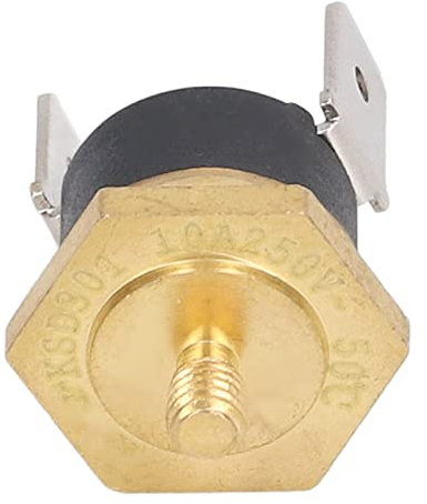 5 STÜCKE 250 V KSD301 Kupferthermostat, Industrielle Steuerungskomponenten Thermostat Bimetall Öffner M4 Snap Disc Temperaturregler Thermostat (150°C)