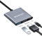 Wowssyo Hub USB C 3-in-1, Docking Station USB C, Multiporta USB Hub, 4K HDTV, 87W PD, USB 3.0, Adattatore MacBook M1 Air Pro, per iPad, Switch, Chromecast, Dell, Windows e altri dispositivi USB-C