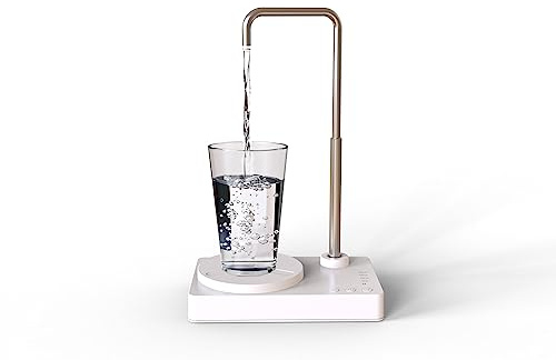 Dispensador de agua de escritorio, botella de agua inteligente de escritorio, bomba de agua automática para botella universal, dispensador de agua de carga USB, bomba de jarra para el hogar, oficina