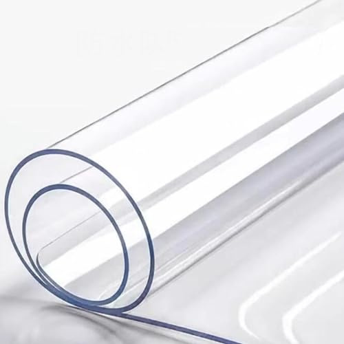 1,5 Mm Dicke Durchsichtige Schreibtischunterlage Auf Schreibtischen, Computer-Schreibtischunterlage Für Zuhause Oder Büro, Schutzpolster, 50 X 50 60 X 110 70 X 150 80 X 135 100 X 100 Cm ( Size : 45x65