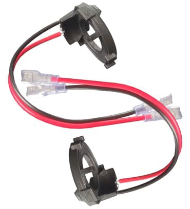 CGEAMDY 2PCS H7 LED Scheinwerfer Birnenhalter Adapter, Auto Birnen LED-Scheinwerfer Basis, Lampenfassung Unterstützung Steckdose Zubehör Halter Lampen(D114A)