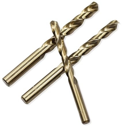 Bohrer-Sets, 1,0–13 mm HSS M35 kobaltbeschichteter Spiralbohrer Holz/Metall-Lochschneider, runder Schaft, Pistolenbohrer (Größe: 10,5 mm, Farbe: 1 Stück) (Color : 10pcs, Size : 6.8mm)