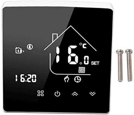 Smart Lcd Touch Screen Thermostat Programmable Temperature Controller for Boiler Concealed Installation
