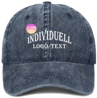 ERICAT personalisiert Cap personalisierte Basecap personalisierte Kappe personalisiertes Baseball Cap mit Foto/Logo/Text Kappe selbst gestalten Trucker Caps für Männer & Frauen in großen Mengen