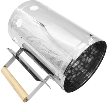 Toddmomy Cañón De Encendido para Parrilla Portátil Cubo para Encender Fuego Al Aire para Camping Hecho De Galvanizado Herramienta para Barbacoa y Encendido De Leña