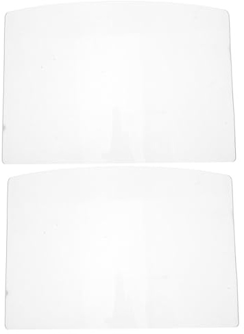 INOOMP 2pcs Organic Glass Sandblaster Helmet Lenses Replacement for Sandblasting Hood Protective for Sanding and Grinding Lightweight and Comfortable