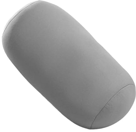 Oreiller Cervical Rond En Microbilles Pour Soutien Du Cou, Coussin De Corps Cylindrique, Coussin De Soutien Doux Dos Pour Voyage, Dormir, Bain, Lit, Massage, Yoga Et Repose-jambes, Relaxation