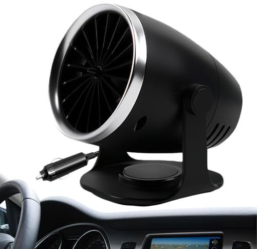 d'hiver pour Voiture à Double Fonction – Appareil de et de Refroidissement, dégivrage et déshumidification du Pare-Brise, débit d'air Variable, économe en énergie, Facile à Install