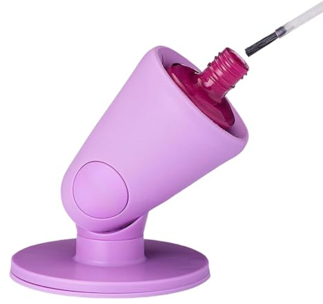 Porte-bouteille de vernis à ongles articulé à charnière | Support anti-déversement, support incliné pour ongles des artistes, peinture, pédicure