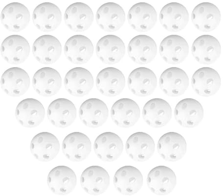 iplusmile 60pièces Boules de Hochet Blanches Plastique pour Création de Jouets Peluche Hochets Sonores Doux pour Projets de Bricolage Nés
