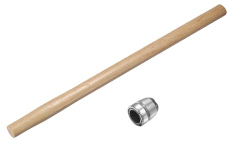 sourcing map Wood Sledge Hammer Handle 31.5 Hammer Wooden Replacement Handles with Round Wedges for 6lb Round Octagonal Head Decking Framing Carpentry Construction DIY Sledge Axe Tools