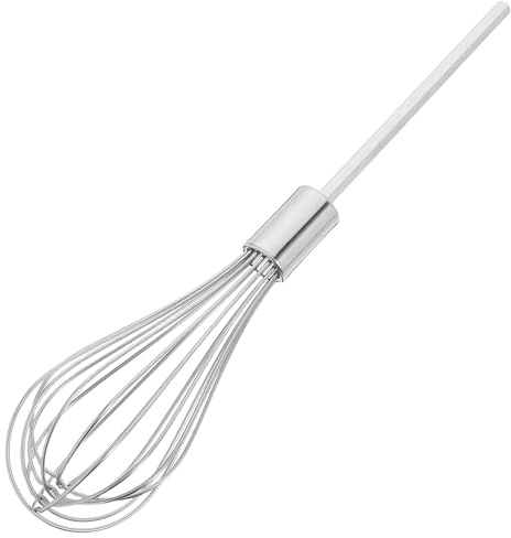 TINEASUR Frusta Allungata in Acciaio Inox 304 per Mixer da Cucina, Accessorio di Ricambio per Sbattitore Elettrico e Impastatrice, Utensile Multifunzione per Uso Domestico e Riutilizzabile