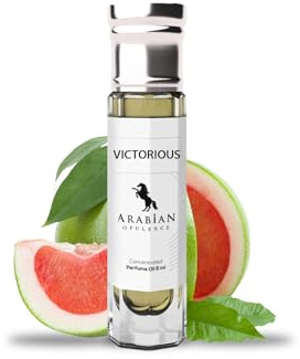 Arabian Opulence FR152 VICTORIOUS Roll-on Parfümöl | Konzentriertes Parfüm Körperöl | Langanhaltendes Parfüm auf Ölbasis für Männer | Reisegröße Alkoholfreies weiches Parfümöl Fläschchen (6ml)