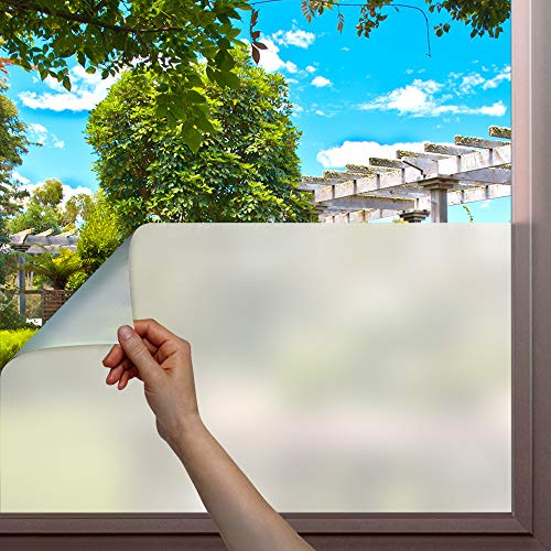 BDF 1PFR Window Film Frosted Privacy Static Cling Non-Adhesive (Opaque) - 36in X 22ft