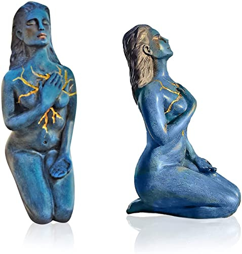 Gladyell Göttin-Skulptur, selbstliebe und Formende Göttin, 18 cm, heilende Göttin, Statue, Kunst, Kunstharz, Kunsthandwerk, Ornamente, Garten, Heimdekoration, Valentinstag, Ostergeschenk