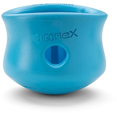 West PAW Zogoflex Toppl Leckerli Dispensing Hundespielzeug Puzzle - Interaktives Kauspielzeug für Hunde - Hundespielzeug für Moderate Kauer, Apportieren, Fangen - Hält Trockenfutter, Leckerlis, XL,
