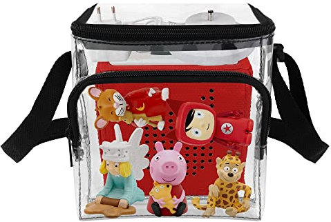 Annmore Transparent Carry Bag for Tonies Characters UK and Toniebox, Storage Bag for Creative Tonies Figures