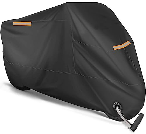 WOODEY Funda Moto Impermeable, para BMW R 1250 GS Adventure Rallye Impermeable Cubierta Protectora UV los con el Bolso del Almacenaje,A