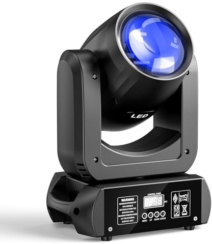150W Lyre LED DMX DJ Lumière Soirée RGBW Gobo 18 Prisme Disco Scène Fête Lumière Pour Mariage Show Bar Club Noël