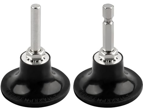 Mixiflor 2 Pack Quick Change Disc Pad Holder, Roloc Disc Pad Holder, 2 Inch Sanding Discs Holder Roll Lock Disc Pad Quick Change Disc Adapter with 1/4 Shank for Die Grinder Power Drill Driver