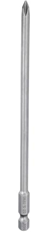 QUARKZMAN #1 Punta Cacciavite a Croce PH1 con Attacco Esagonale da 1/4 Lunghezza 6 (150mm) in Acciaio S2 Magnetica di Grado Industriale per Cacciavite Elettrico 5mm Asta
