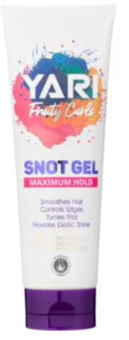 YARI Fruits Curls Gel Fijador Máximo Control, Suaviza el Cabello y Controla el Frizz, 250ml