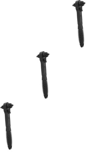 MAGICLULU 3pcs Chuck Key Wrench for Drill Press Ratchet Drill Chuck Key Wrench Spanner Portable Ergonomic Handle Double Head Design