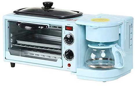 Multifunction Breakfast Machine - 3 in 1 Breakfast Maker Station with Mini Toaster Electric Oven, Frying Pan, and Egg Sandwich Maker – Start Your Mornings in Style!
